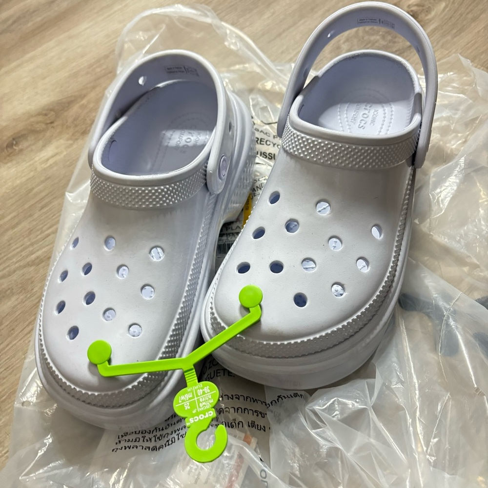 Chunky shiny crocs